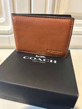 COACH insert wallet Bifold Card ID Holder